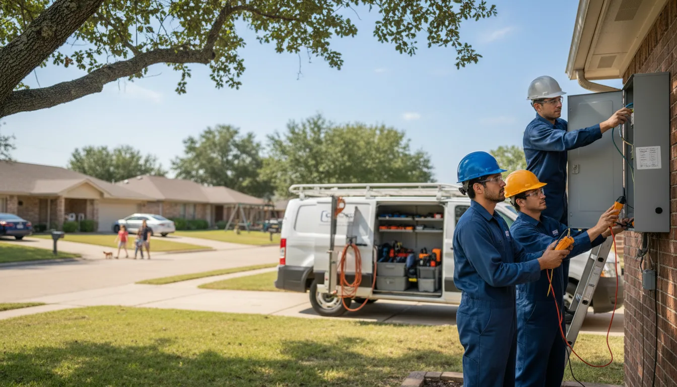 Certified electrician providing emergency electrical services in Alvord, IA